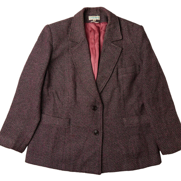 l'autunno Jackets & Blazers - Vintage L’Autunno Italian Blazer Tweed Wool Tailored Classic Old Money US 6-8